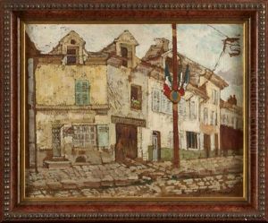 French Street Scene On Bastille Day