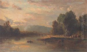 Le Pont De Sevres by Rodolphe Leon Berthoud