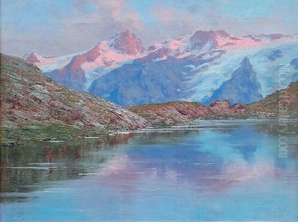 Vue De La Meije Depuis Le Lac Lerie, Plateau D'emparis - view 1