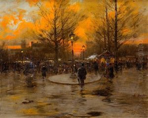 La Porte Maillot by Charles Alexandre Bertier