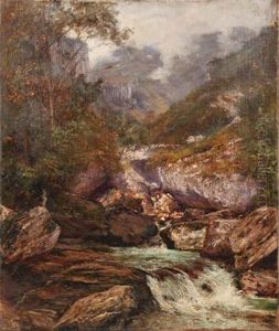 Chute D'eau by Charles Alexandre Bertier