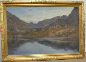 Sans Titre (dans Les Rochers De La Praz, Rivage Les Bains?) by Charles Alexandre Bertier