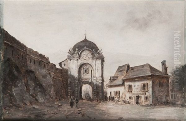 Grenoble. La Porte De France. - view 1