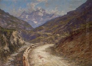La Route De Barcelonnette. Vallee De L'ubaye. La Route De Barcelonnette. Vallee De L'ubaye.