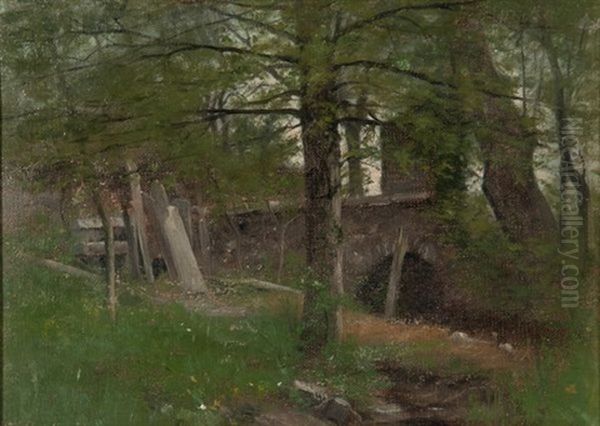 Un Pont En Sous-bois - view 1