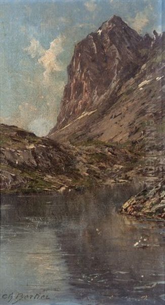 Le Pic De Perlet Et Le Lac Merlat, Massif De Belledonne - view 1