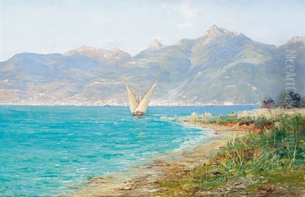 Montreux Vu De Bouveret - view 1