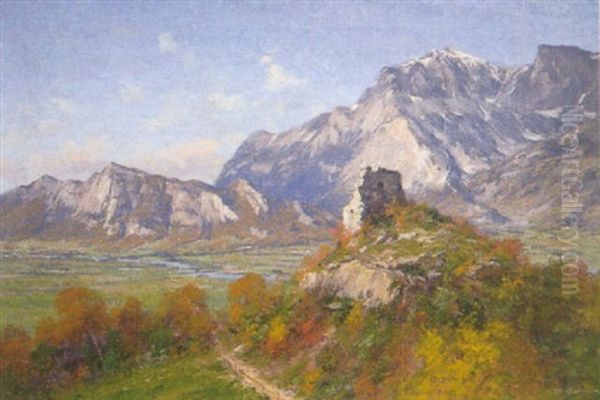 Paysage De Montagne, Environs De Ragaz - view 1