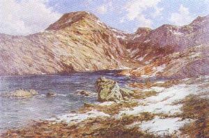 Lac De L'herpie Dans Le Massif Des Grandes-rouses Lac De L'herpie Dans Le Massif Des Grandes-rouses
