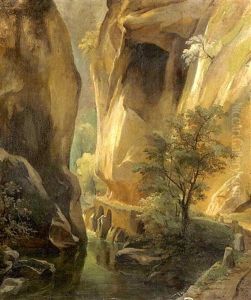 Ravin En Italie by Francois-Edouard Bertin
