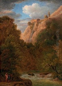 Paysage A La Cascade