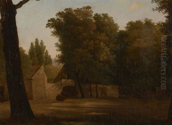 Vue Presumee D'une Entree Du Parc De Saint-cloud - view 1