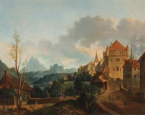 Sudliche Landschaft Mit Einem Kastell