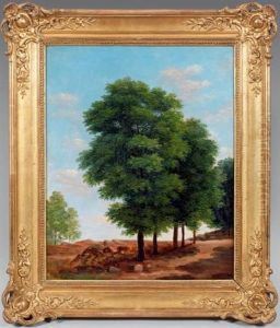 Etude D'arbre (study) by Jean Victor Bertin