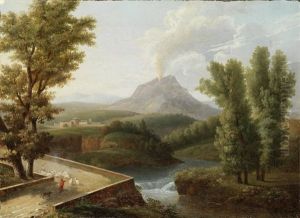 Ansicht Von Neapel by Jean Victor Bertin
