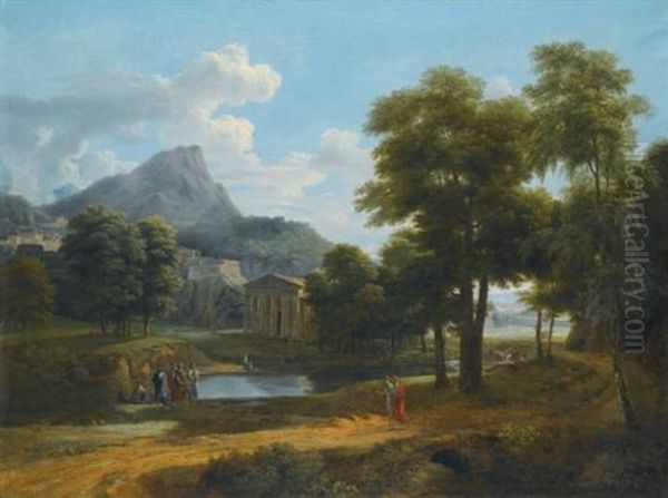 A Mountainous Landscape, With A View Of Pheneos And The Temple Of Minerva Caphyes - view 1