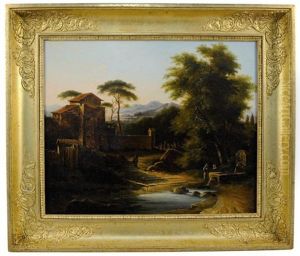 Paysage Italien by Jean Victor Bertin