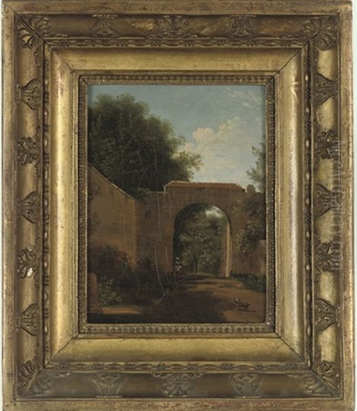 A French Arch, Thought To Be The Entrance To St. Cloud, Paris - view 1