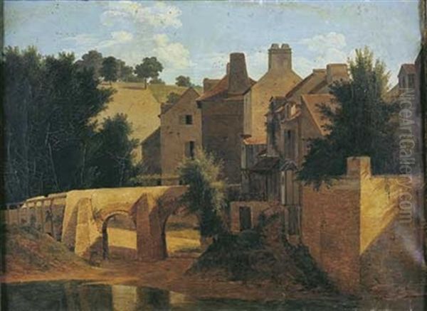 Vue D'un Village En Bord De Riviere - view 1