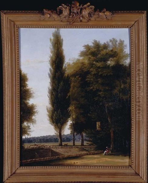 A Landscape With A Shepherd And His Flock - view 1