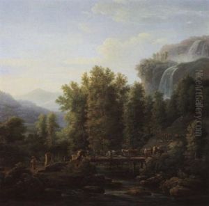 Arcadian Landscape With Cattle And Drovers