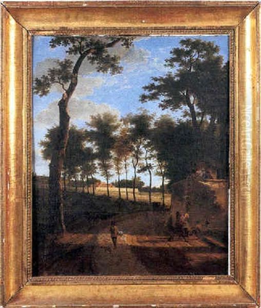 Paysage Avec Des Promeneurs - view 1