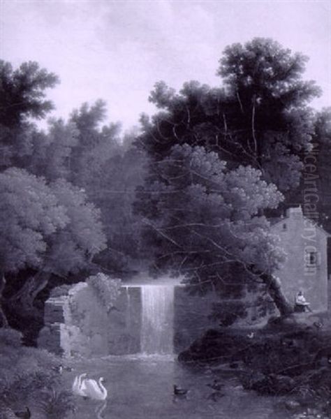 Un Dessinateur D'une Cascade - view 1