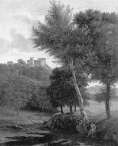 Paris Et Oenone by Jean Victor Bertin