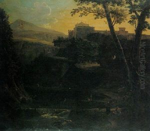 Romantic Landscape With Figures