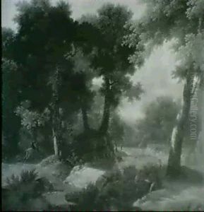 Paysage Et Chasseurs