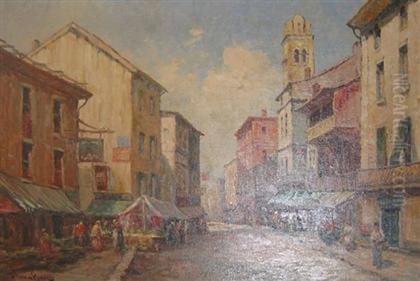 Continental Market Scene - view 1