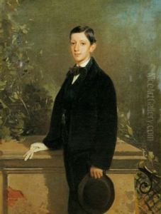 Ritratto Di Giovinetto by Giuseppe Bertini