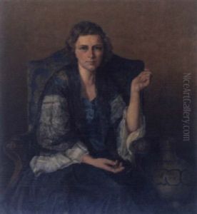 Portrait Einer Jungen Frau Mit Schwarzem Spitzentuch Portrait Einer Jungen Frau Mit Schwarzem Spitzentuch