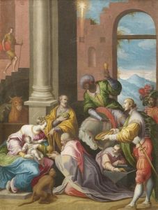 The Adoration Of The Magi by Jacopo Bertoia