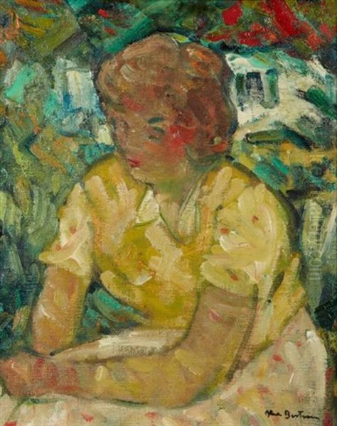 Portrait De Femme En Jaune - view 1