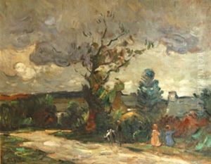 La Gardeuse De Vaches by Abel Bertram