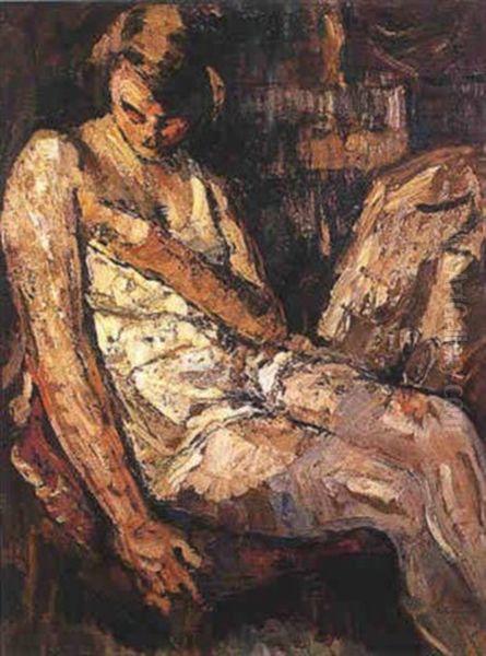 Jeune Femme Devetue - view 1