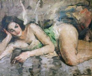 Nu Couche by Abel Bertram