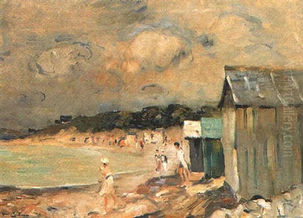 Scene De Plage En Normandie - view 1