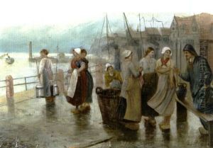 Brittany Coast by Georges Jules Bertrand