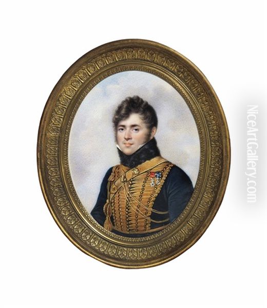 Jacques Marie Anatole Le Clerc, Count, Later Marquis De Juigne (1788-1845), In The Uniform Of An Aide-de-camp To The Marshall Of The 1st Empire - view 1