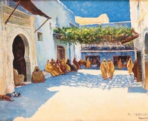 Quartier De Tetouan by Mariano Bertuchi
