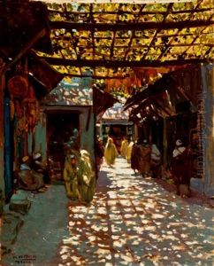 Calle De Los Babucheros by Mariano Bertuchi