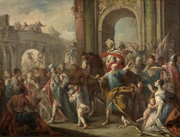 Le Festin De Balthazar Et Le Triomphe De Mardochee (2 Works) - view 1
