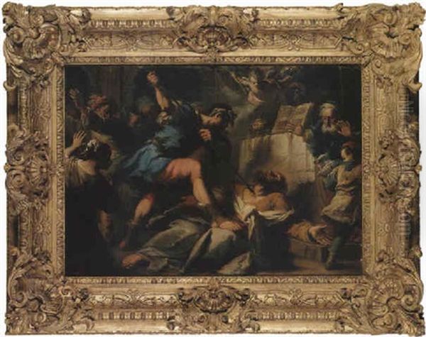 The Martydom Of A Male Saint At An Altar - view 1