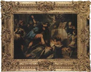 The Martydom Of A Male Saint At An Altar The Martydom Of A Male Saint At An Altar