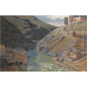 El Tajo, Toledo (the River Tajo, Toledo) by Aureliano de Beruete y Moret