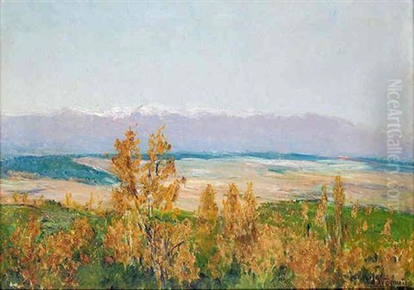 El Guadarrama En Otono Desde El Plantio - view 1