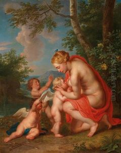 Venus Nursing Cupid