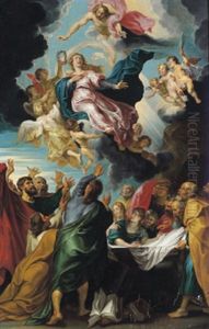 Die Himmelfahrt Mariens by Balthasar Beschey